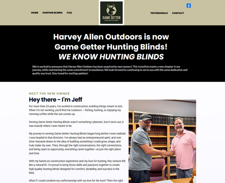 Game Getter Hunting Blinds